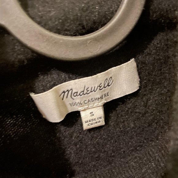 Madewell 100% Black Cashmere Sweater - Picture 2 of 5